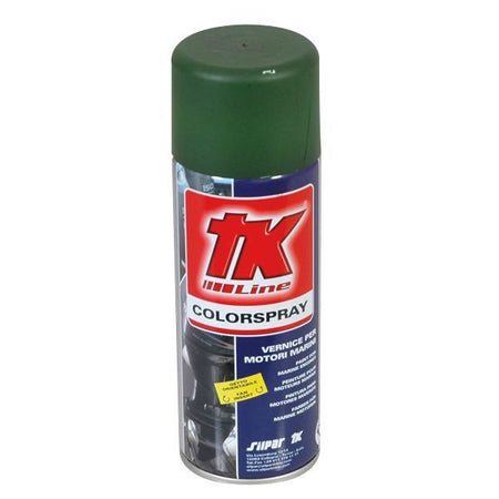 TK Line spraymaling i mat sort finish på en bådflade