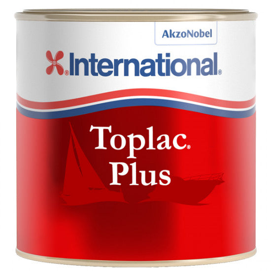 Behållere med International Toplac Plus lak, vises forfra