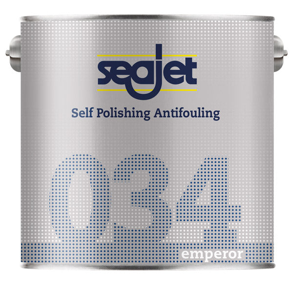 SeaJet 034 hybrid/hard bundmaling i hvid metaldåse på hvid baggrund
