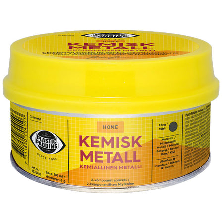 Plastic Padding kemisk metal tube i 180 ml, klar til brug.