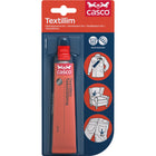 Casco Textillim i en 40 ml tube, fremhævet på hvid baggrund.