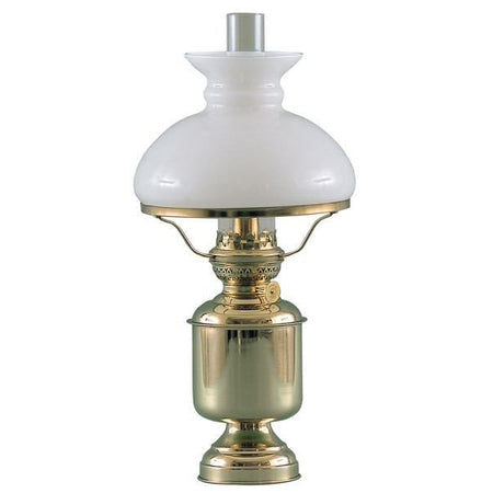 Stor DHR bordlampe med E27 sokkel, set fra siden.