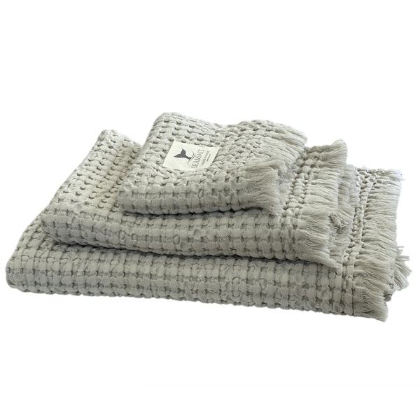 Marine Business, SeaTec, MB SEA &SALT Håndklæder Vaflet Beige 3 stk 30x50 - 50x100 - 70x140 cm