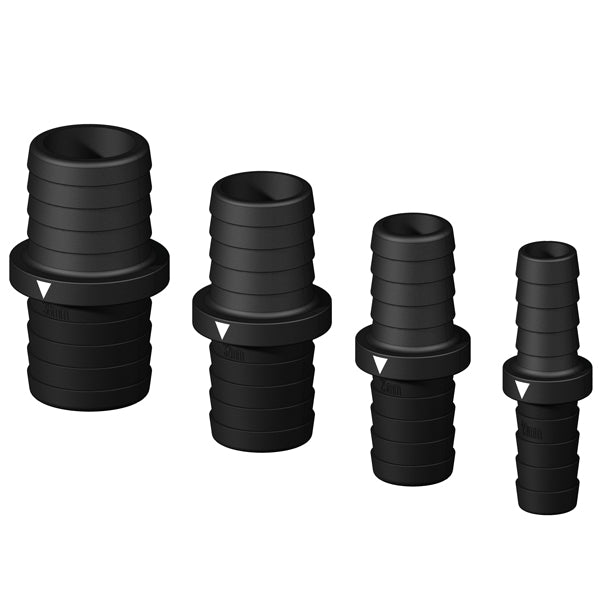 Trudesign kontraventil 32mm monteret på bådslange i brug.