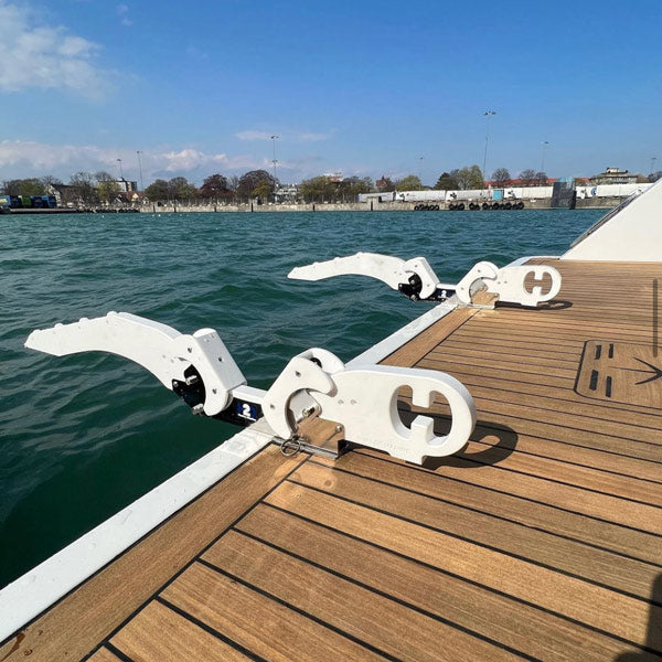 Oversigt over Hurley Davit H2O 8" med maksimal belastning af 158 kg