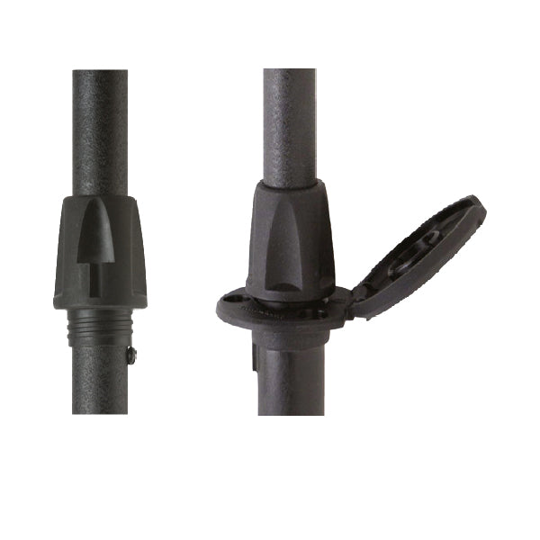 Attwood lanternemast 105 cm vist fra fronten, klar til installation