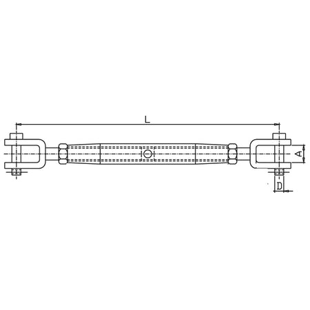 1852 vantskrue gaffel vist fra siden, detaljeret design og materialekvalitet.