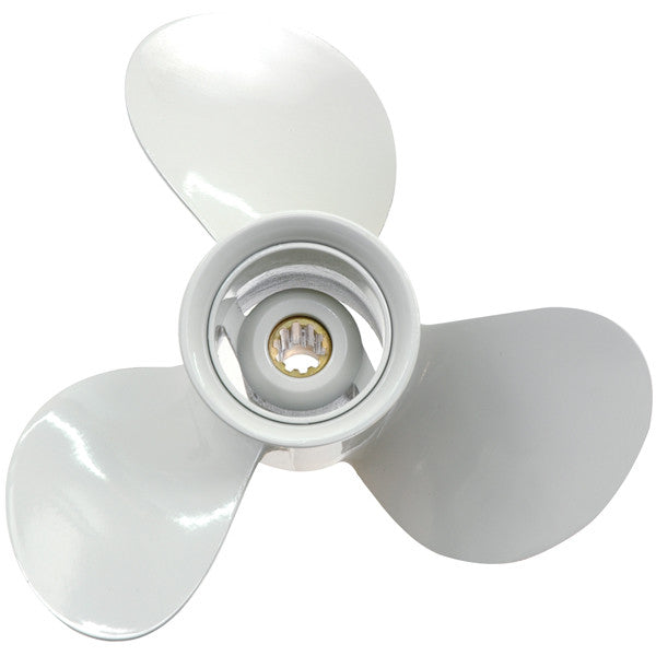 Polastorm Propel 13" x 19" propeller monteret på bådmotor.